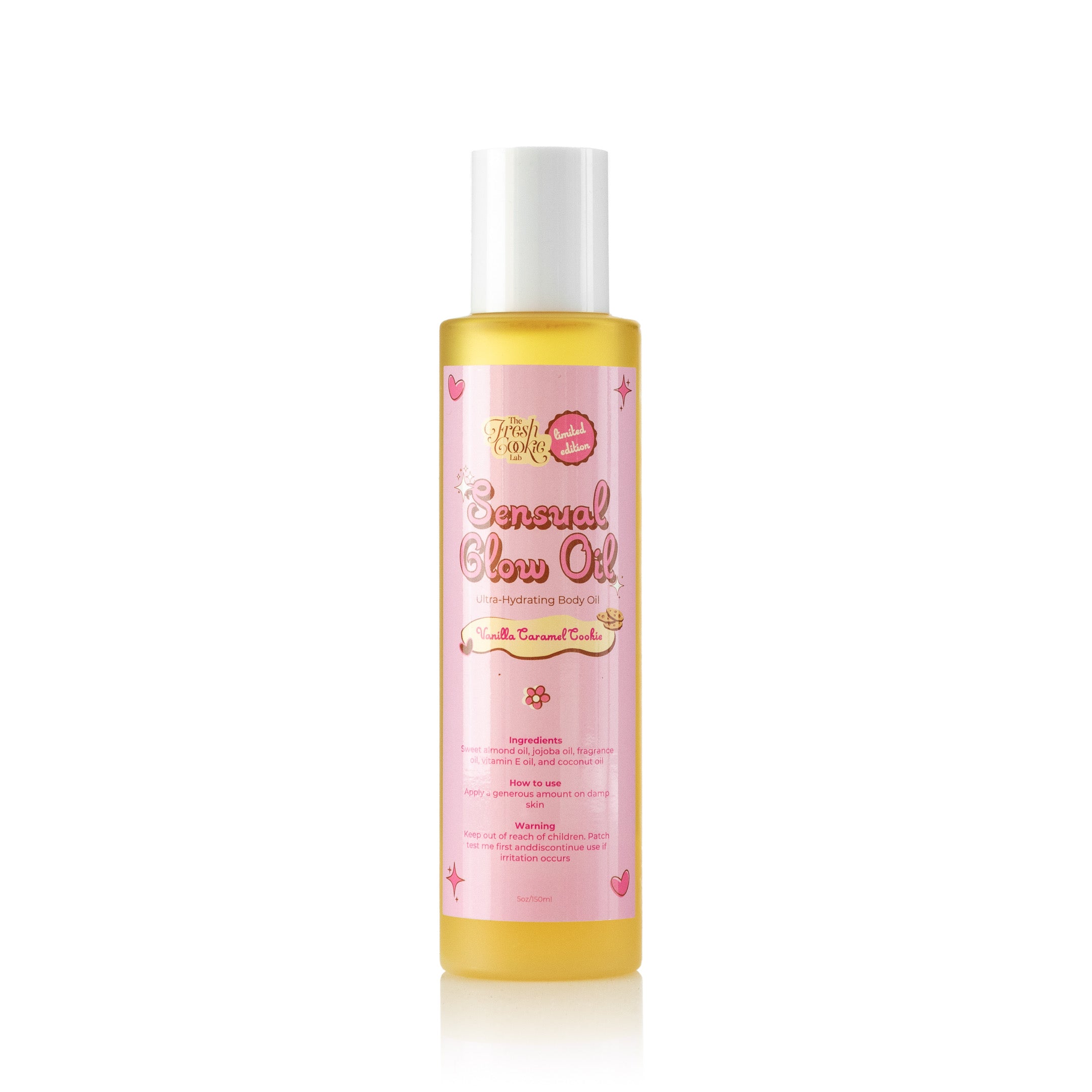 Sensual Glow  Scented Oil-Vanilla Caramel 150ml